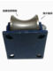 Hand caster U-shaped pulley water pipe groove wheel round pipe solid heavy arc pulley round steel widened groove track wheel
