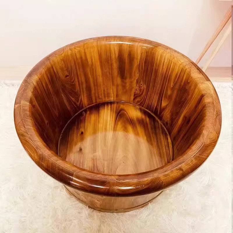 CEDAR WOOD BATH BUCKET 26 HIGH ROUND EDGE FOOT BATH FOOT BATH FOOT BATH FOOT BATH FOOT BATH