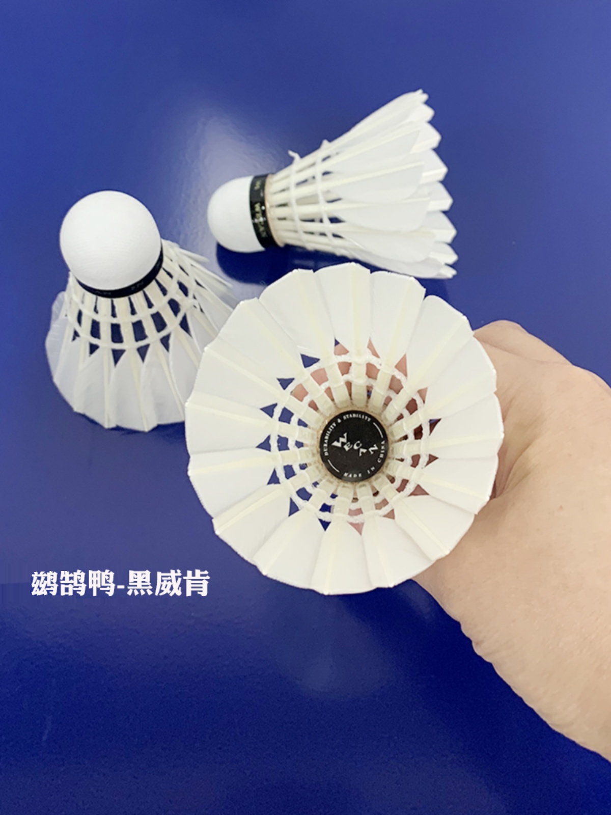 블랙 WEIKEN 배드민턴 블랙 웨이 청록색 혹등 고래 배드민턴 내구성과 안정적인 훈련 무료 배송