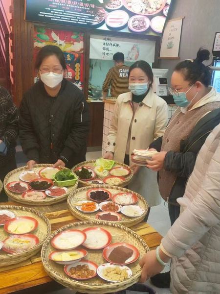竹编托盘竹制簸箕火锅菜盘饭店商用餐具竹筐麻辣烫盛菜筐竹拼盘