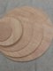 DIY handmade material round wood chip tire stool synthetic board circular model material wooden board photography props painting