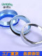 Chromium-plated national standard hexagonal zinc alloy plastic-clad metal hose snakeskin pipe joint outer wire DPJ end box external thread