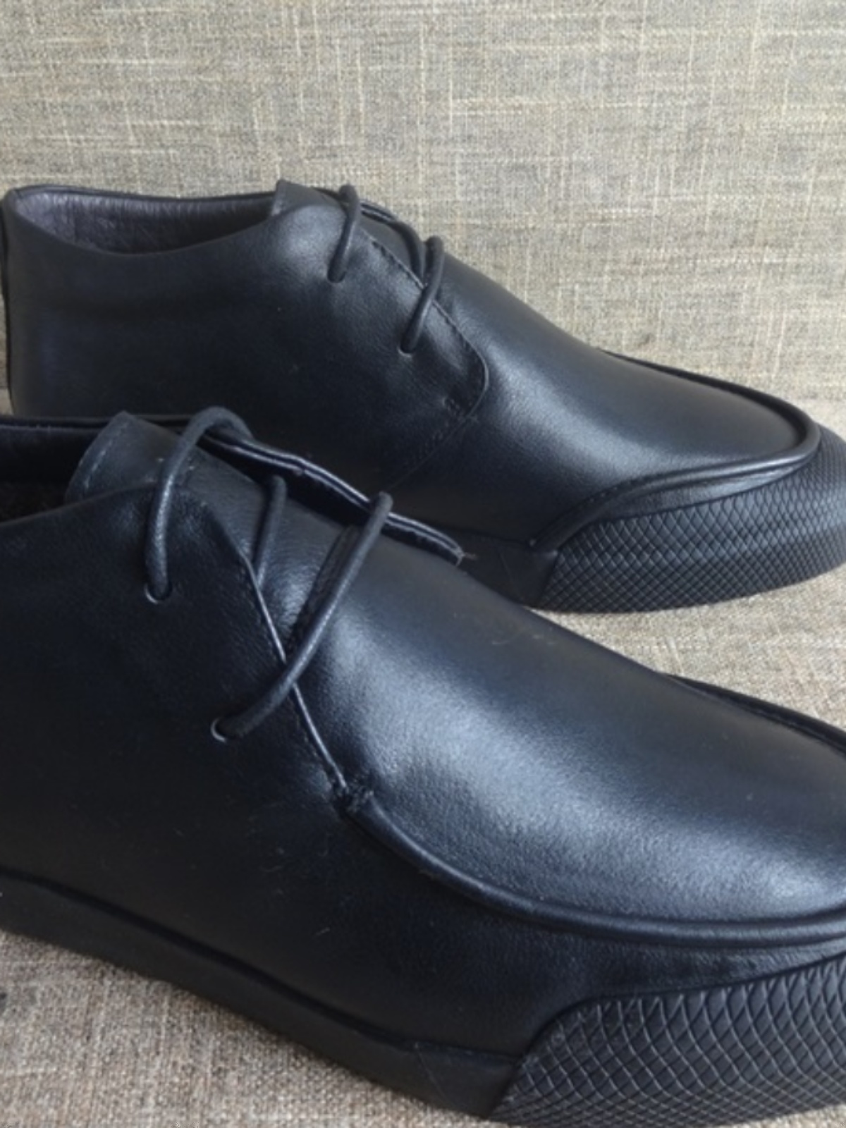 CLEARANCE FOREIGN TRADE ORIGINAL SINGLE LEATHER COTTON BOOTS WINTER FLEECE THICKENED WARM BOOTS COMFORTABLE AND FASHIONABLE BUSINESS CASUAL LEATHER BOOTS