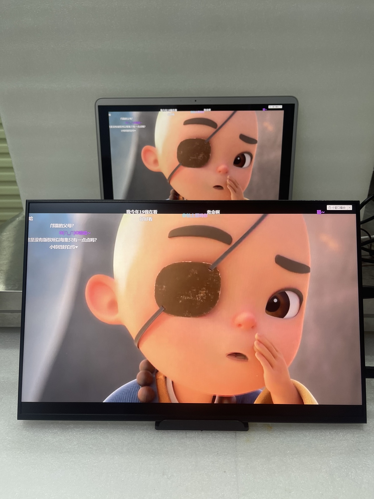 16인치 2K 휴대용 디스플레이 보조 화면 노트북 외부 디스플레이 PS4 PS5 DIY 디스플레이