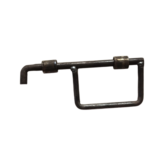 Welded door bolt without iron plate latch appliances iron box iron storage cage round steel positioning pin stop door insertion door floor bolt