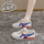 Женская обувь Net celebrity Forrest shoes, новинка 2025 года, размер 34, дышащая парусиновая обувь на одной педали, универсальная спортивная обувь для бега на плоской подошве mini 0