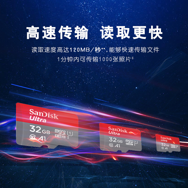 SANDISK 고속 32G 메모리 카드 휴대 전화 운전 레코더 태블릿 카메라 범용 TF 메모리 카드 감시 카메라