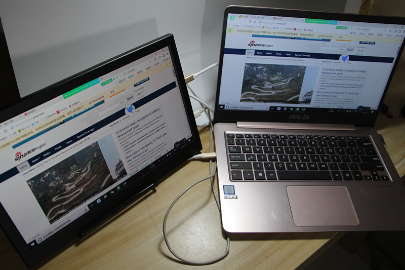 13.3인치 모니터 TYPEC PS4|XBOX| HDMI 1080P 모니터링 게임 MICRO USB5V