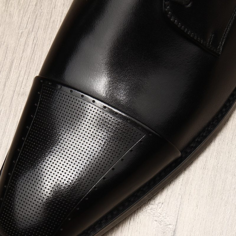 AUTUMN NEW STYLE DRESS SHOES MENS LEATHER BUSINESS CASUAL SOFT SOLE MENS SHOES BRITISH POINTED TOE BREATHABLE TREND WEDDING SHOES