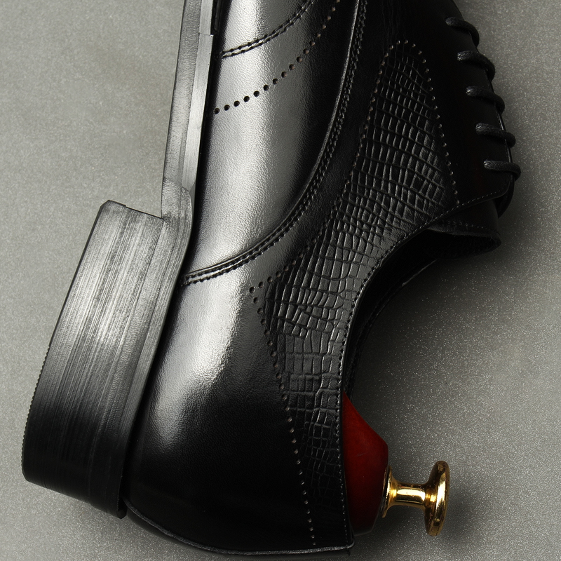 BULLOCK MENS SHOES NEW SPRING TREND MENS POINTED TOE SHOES GENUINE LEATHER SINGLE SHOES BUSINESS FORMAL WEAR WEDDING LEATHER SHOES MEN