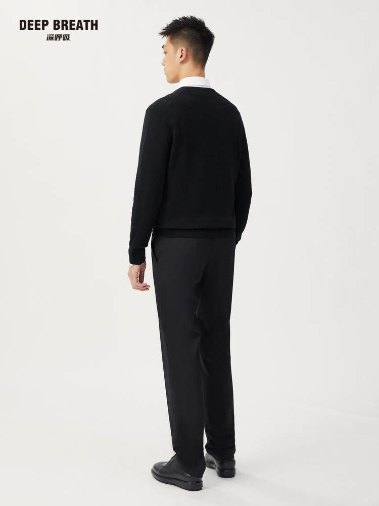 DEEP BREATH 2024 NEW CASUAL PURE CASHMERE KNIT 100% CASHMERE SWEATER A301054