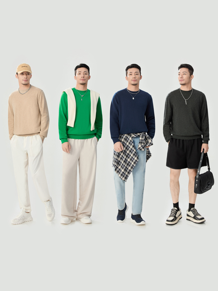 DEEP BREATH PURE CASHMERE KNIT 100% CASHMERE SWEATER A301048