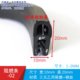 高20阻燃钢丝顶泡橡胶密封条防撞U型条阻燃防火胶皮卡槽三元乙丙