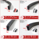 Flat corner edge sealing strip glass round plate iron sheet protection strip edge plate iron sheet anti-collision, shock-proof and aging resistance