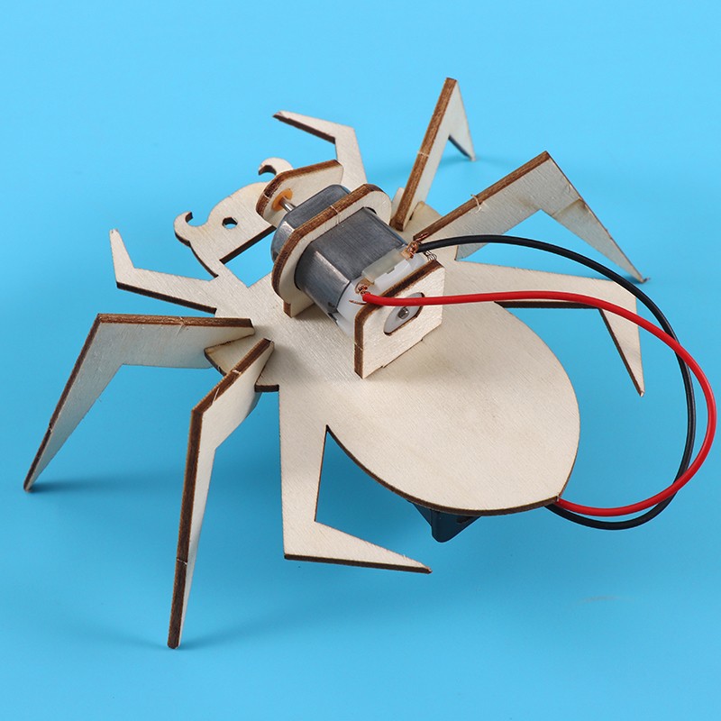 거미 로봇 DIY 기술 소규모 생산 발명 전기 크롤링 과학 교육 보조 조립 재료