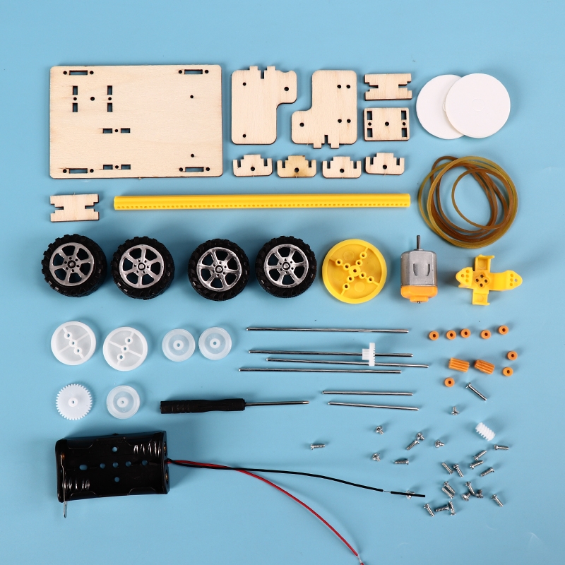 과학 실험 장난감 학생 어린이 창의적 재료 과학 기술 소규모 생산 발명품 수제 줄기 청소 로봇