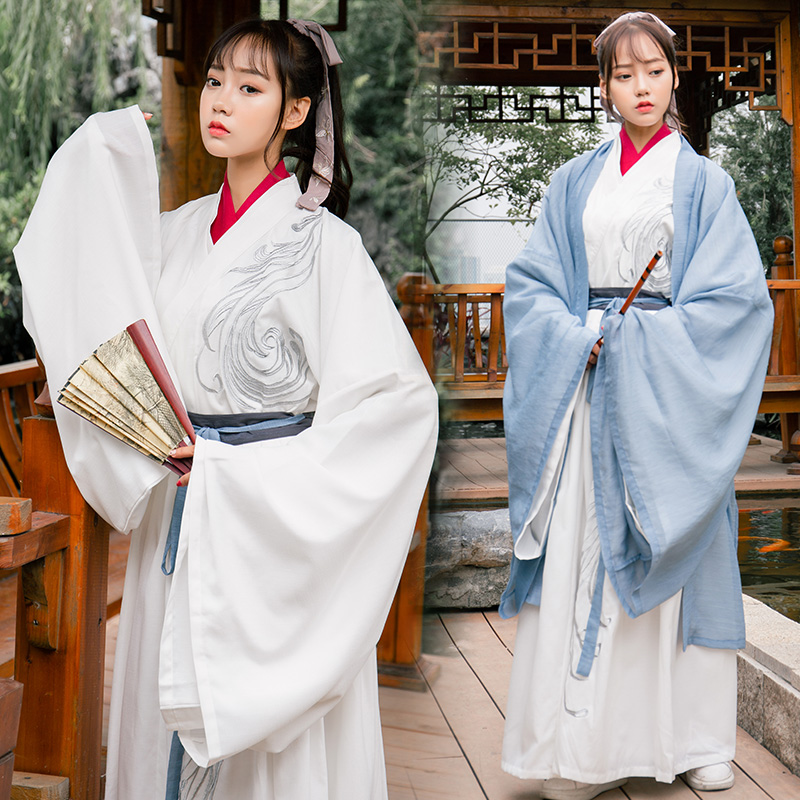 HANFU RENTAL: REVERSE WATER COLD WEI AND JIN STYLE MALE AND FEMALE COUPLES ANCIENT STYLE GAMES OPENING CEREMONY ENTRANCE PERFORMANCE COSTUME RENTAL