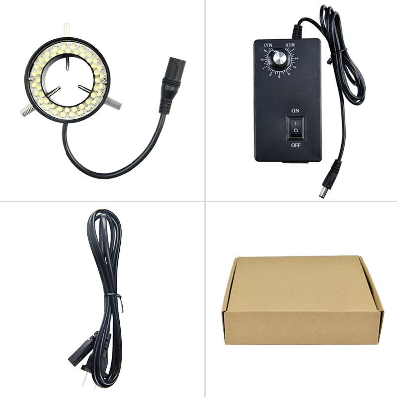 내경 30MM LED 광원 분할 디밍 CCD 렌즈 금속 머신 비전 장비 광원 램프 현미경