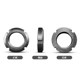 GB/T812 national standard high-strength four-slot locking round nut anti-loosening thickened element cap MM12M16M20-200