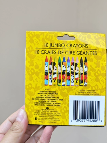 Оригинальный замок, детские мелки, 10 цветов