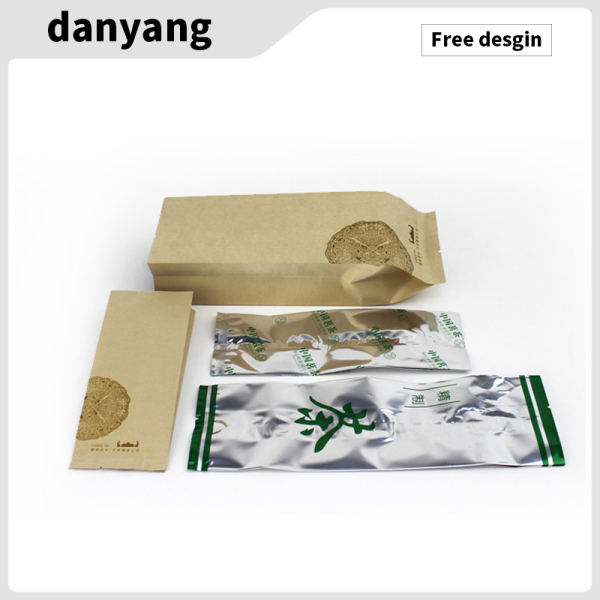 茶叶内袋铝箔袋散茶牛皮纸内袋红茶绿茶通用内袋不可抽真空内袋