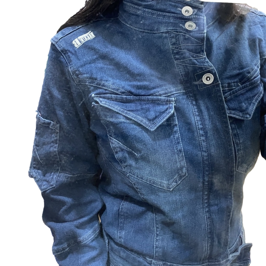 남성과 여성을 위한 대외 무역 일본 싱글 데님 스트레치 점프수트 트렌디한 힙합 패션 순수 코튼 작업 점프수트 두껍고 내마모성