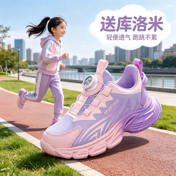 女童运动鞋秋冬2026新款儿童跑步鞋女孩中大童公主鞋软底学生休闲 — 3