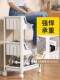 Bookshelf floor-standing living room snacks household multi-layer toy storage mobile cart bookcase