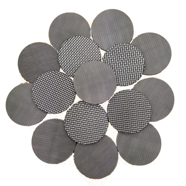 304/316 filter mesh stainless steel five-layer 1.7mm thick round sintered mesh multi-layer extra-fine filter mesh fire resist