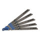 Kerui jig saw blade aluminum metal cutting chain saw blade stainless steel comb blade T118A/T127D