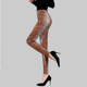Leopard print leggings wear thin stretch women's pants 2025 autumn nine-point feet pants high-waisted slim and versatile trousers