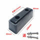 Truck container car anti-collision rubber shock absorbing rubber pad door buffer block railing rubber refrigeration truck anti-collision block accessories