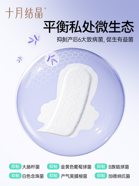 十月结晶益生菌产妇卫生巾特护产褥期产后专用排恶露月子用品女 — 4