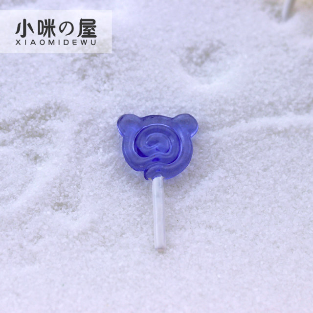 娃屋ob11配件微缩彩色棒棒糖模型迷你树脂小摆件创意食玩玩具D147