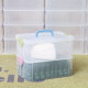 Jigsaw storage box Magnetic sheet Children's toy building block classification storage box Fishing accessories classification Transparent sorting box