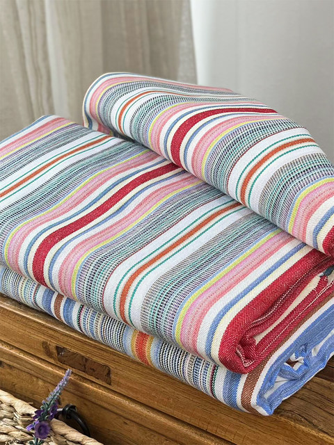 Clearance treatment! Pure cotton old coarse cloth sheet single piece 1.5 meters bed 200*230cm single person encrypted comfortable sleeping order