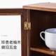 Yili solid wood kitchen wall hanging shelf desktop small storage cabinet cosmetic storage cabinet bedroom living room wall