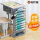 Mobile desk storage rack Student desk with bookshelf by student desk with bookshelf by classroom desk with bookshelf by junior high school
