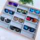 Wooden glasses shelf glasses display box sunglasses display shelf optical myopia glasses display prop tray