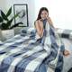 Cloud mink plush blanket air conditioning blanket spring and autumn coral plush blanket flannel single double bed sheet blanket cover blanket