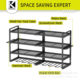 Wall-mounted handheld drill storage rack Power tool storage rack Heavy-duty floating tool Wrought iron storage rack