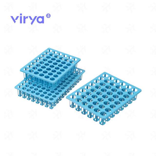 Manufacturer direct sales virya sampling tube rack 96 holes, hole diameter 19mm pp material 3139610 adapted to 10ml