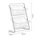 Kitchen vegetable storage rack black floor multi-layer vegetable rack household fruit storage vegetable Y basket storage