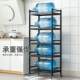 Kitchen storage rack floor-standing multi-layer pot oven microwave storage rack multi-functional vegetable basket vegetable storage rack