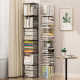 Simple bookshelf floor-standing combination bedroom bay window iron storage cabinet small low multi-layer storage desktop storage rack