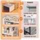 Desktop hole plate storage shelf desk multi-layer storage rack student computer office bookshelf work station desktop storage