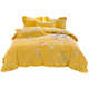 Milk velvet four-piece set 2025 new thickened double-sided coral velvet quilt cover bed plus velvet sheets high-end winter style
