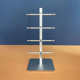 Metal glasses display stand High-end aluminum-magnesium alloy storage stand Glasses store high cabinet display props in the space