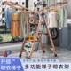 Multifunctional ladder clothes rack dual-purpose flooring without installation folding and non-slip herringbone household indoor and outdoor thickening