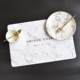 Waterproof and oil-resistant SwanLace posing background Nordic marble pineapple cactus flamingo table pad place mat